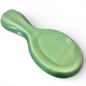 Le Creuset Ceramic Stoneware Traditional Spoon Rest Ombre Rosemary Green